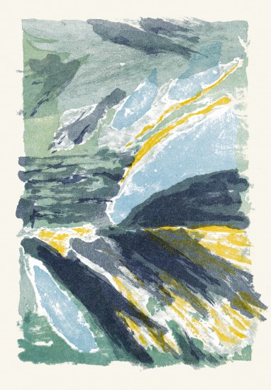 Sylwia Jakubowska - Triumf następujących zdarzeń, litografia 51x37cm (2017)